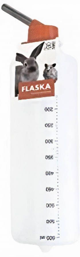 Cstore M pets Kooifles Flaska Knaagdier 600 Ml Rvs Oranje