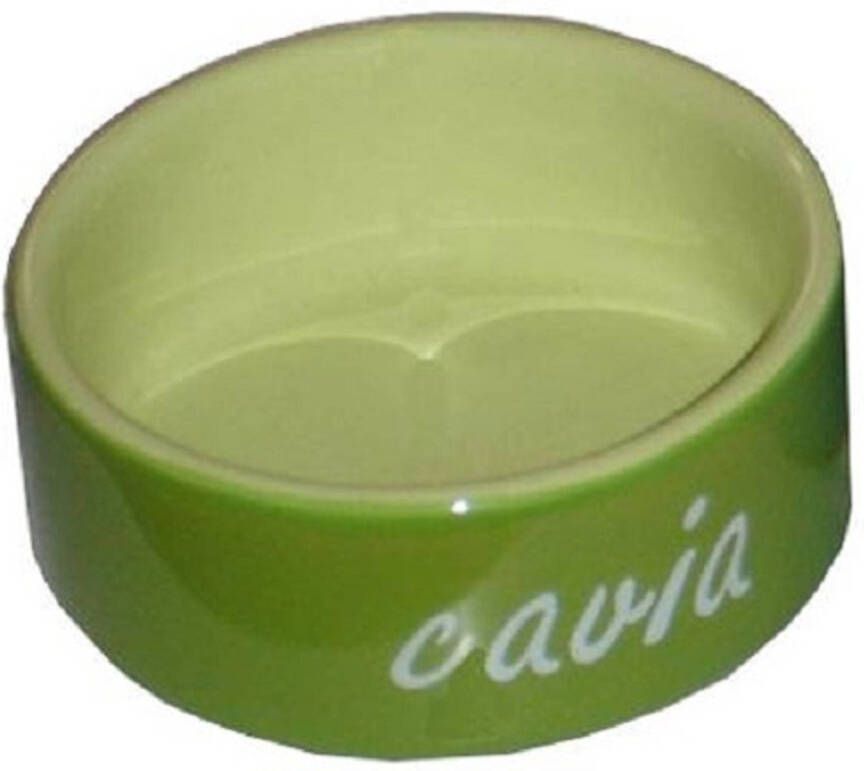 Homestyle Voerbak Keramiek Cavia 12 cm Voerbak Groen