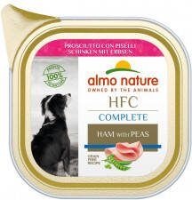Almo Nature HFC Complete ham met erwten nat hondenvoer(85 gram)2 trays(34 x 85 gr )