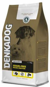 Denkadog Grain Free Micro Protein Vis&Tuinbonen&Zoete Aardappel Hondenvoer 12 kg