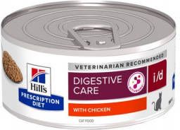Hill&apos, s Prescription Diet I/D Digestive Care nat kattenvoer met kip blik 2 trays(48 x 156 gr ) online kopen