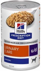 Hill&apos, s Prescription Diet U/D Urinary Care nat hondenvoer blik 2 trays(24 x 370 gr )