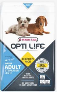 Opti Life Adult Sterilised/Light Mini hondenvoer 2 x 7, 5 kg