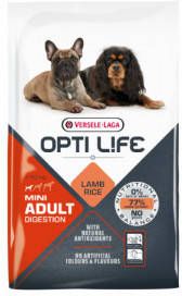 Opti Life Mini Adult Digestion hondenvoer 2 x 7, 5 kg