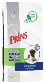Prins Procare Dieet Huid & Darm hondenvoer 3 kg + Gratis Prins NatureCare Worst