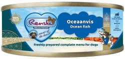 Renske oceaanvis hypo allergeen nat hondenvoer(blik 95 gr)2 x 24 stuks