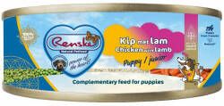 Renske Puppy/Junior kip met lam nat hondenvoer(blik 95 gr)1 x 24 stuks