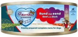 Renske 24x Blik Vers Gestoomd Complete Menu Rund Eend 95 gr