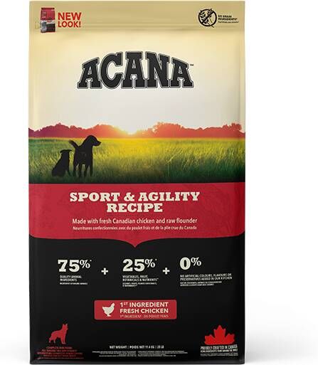 Acana Heritage Sport & Agility hondenvoer 2 x 11, 4 kg