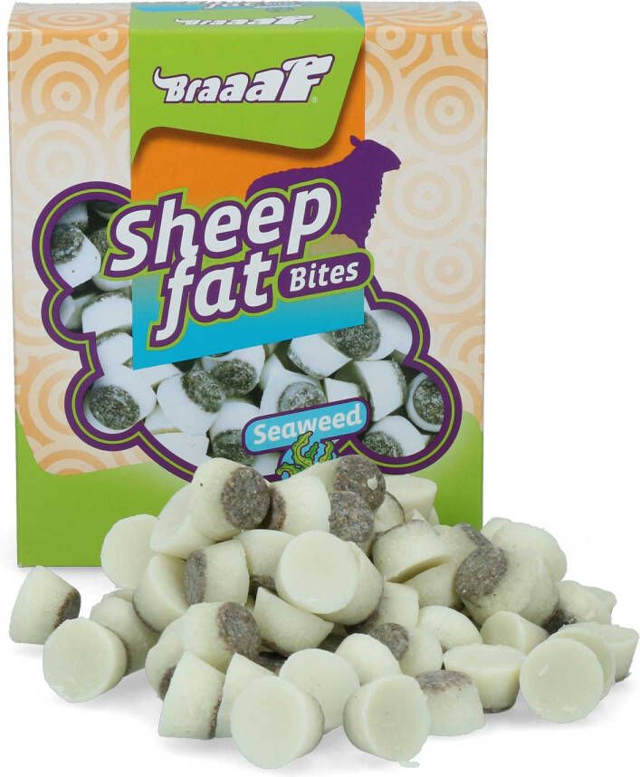 Braaaf 8x Schapenvet Bites met Zeewier 245 gr