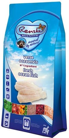 Renske Super Premium Adult Verse Oceaanvis 2 kg + Renske Verse Bio Worst Rund Gratis