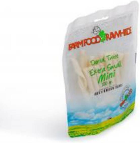 Farm Food Rawhide Dental Twist Rund Hondensnacks 100 g