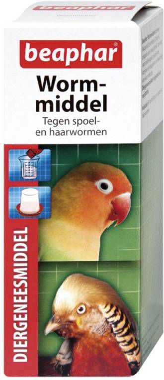 Beaphar Wormmiddel Vogel/Knaag Vogelapotheek 100 ml 30 Ml Per Liter Water
