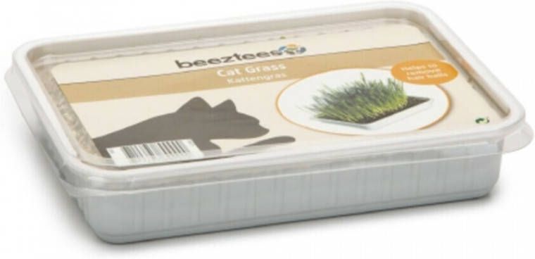 Beeztees Kattengras in Plastic Box 130 gram