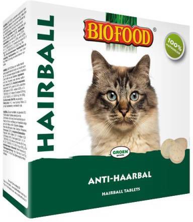 Biofood Tabletten Hairball OP is OP Per 2 verpakkingen