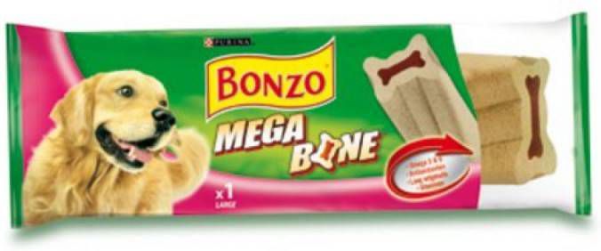 Bonzo Mega Bone Large Hondensnacks Gevogelte Vlees 200 g