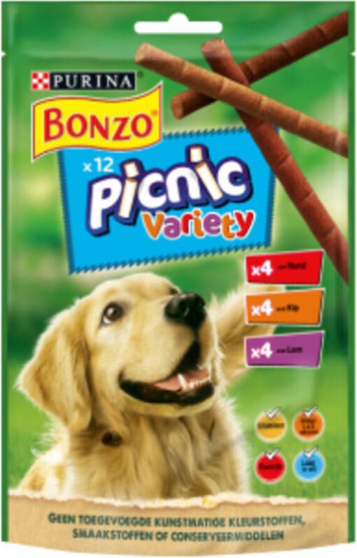 Bonzo Picnic Variety Hondensnacks 100 g