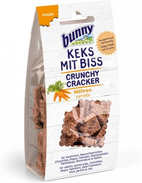 Bunny Nature Crunchy Cracker Konijnensnack Wortel 50 g