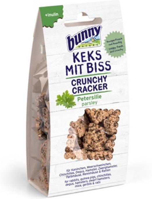 Bunny Nature Crunchy Cracker Konijnensnack Peterselie 50 g