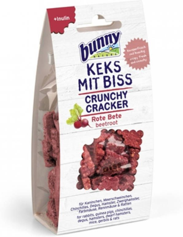 Bunny Nature Crunchy Cracker Konijnensnack Rode Biet 50 g