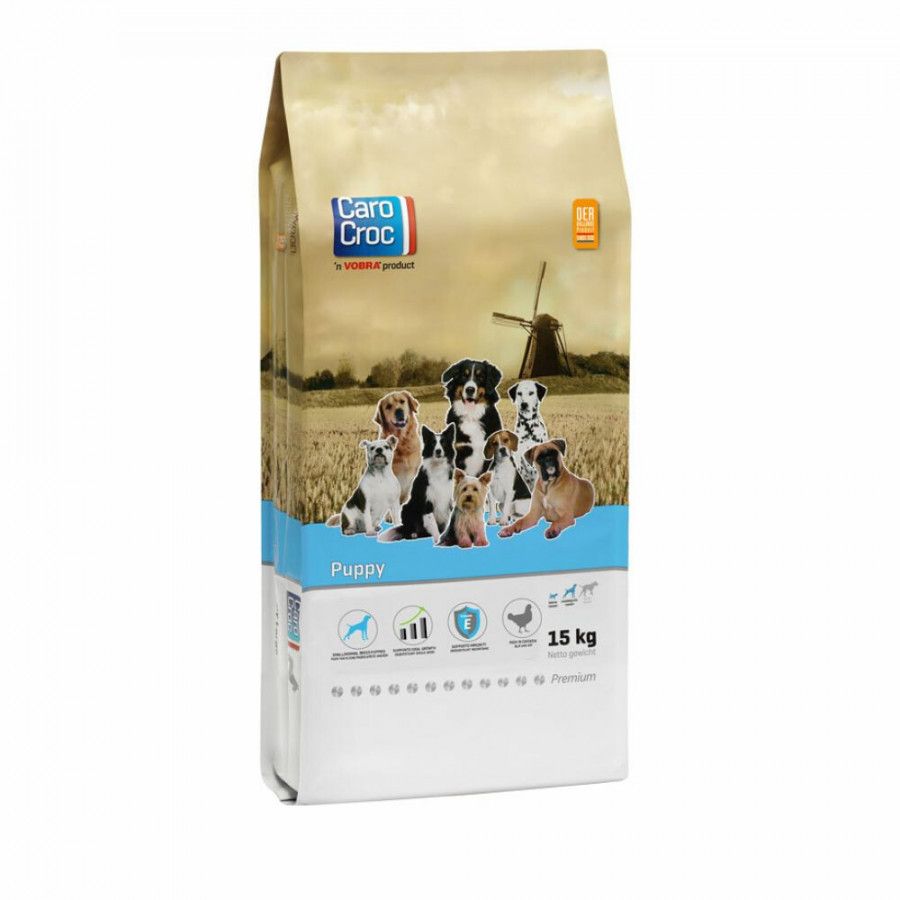 CaroCroc Puppy Gevogelte&Rijst Hondenvoer 15 kg