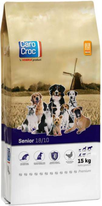 CaroCroc Senior Granen&Gevogelte&Vlees Hondenvoer 15 kg