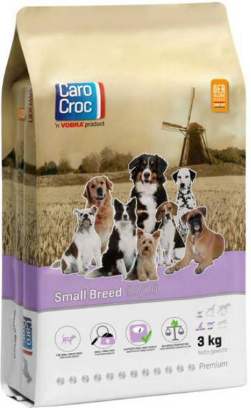 CaroCroc Small Breed Vlees&Granen&Gevogelte Hondenvoer 15 kg