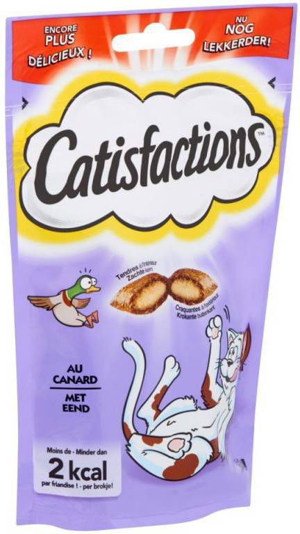 Catisfactions Kattensnoepjes 60 g Kattensnack Kip&Eend