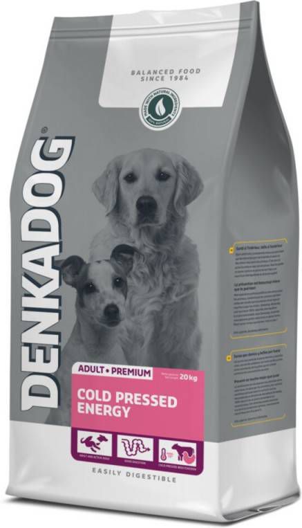 Denkadog Cold Pressed Rund Hondenvoer 20 kg