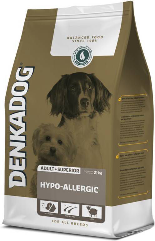 Denkadog Superior Hypo Allergic Lam&Rijst Hondenvoer 2.5 kg