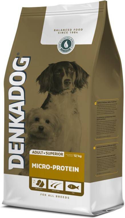 Denkadog Superior Micro Protein Vis Hondenvoer 12.5 kg