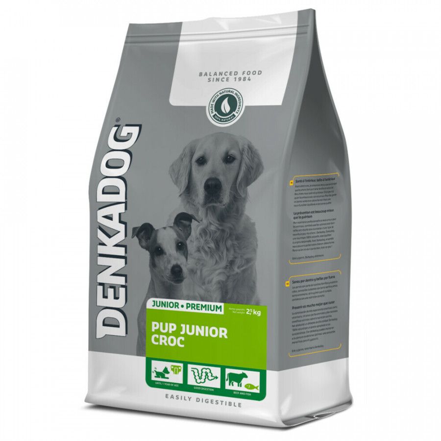 Denkadog Pup Junior Croc Rund&Kip&Vis Hondenvoer 2.5 kg