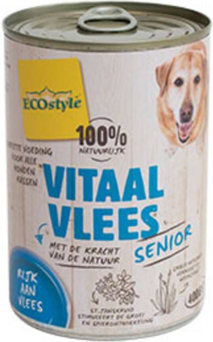 VITALstyle Blik Vitaal Vlees Senior Hondenvoer 400 g