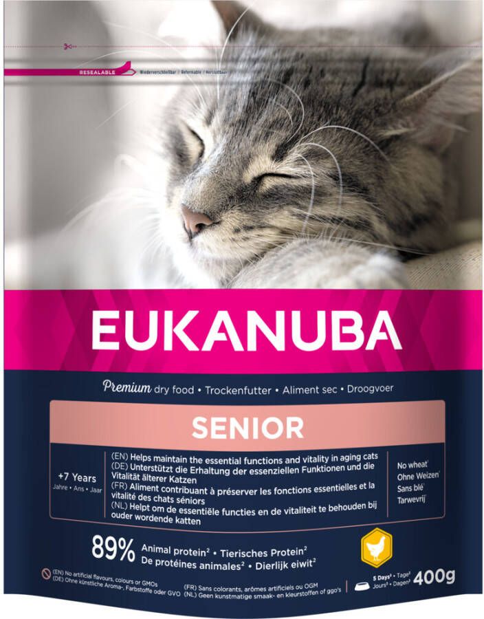 Eukanuba Kattenvoer Senior Top Condition 7+ CKN 400 gr