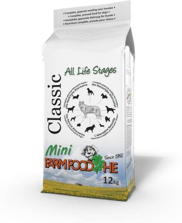 Farm Food HE Classic Mini hondenvoer 2 x 12 kg + Gratis Fresh Menu Rundvlees natvoer