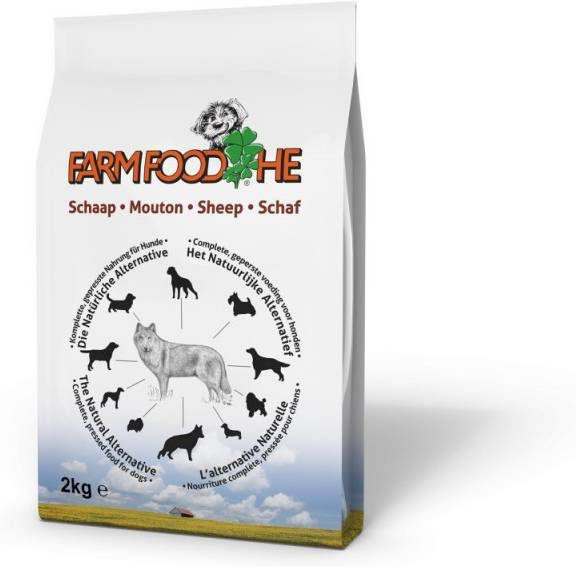 Farm Food HE met Schaap hondenvoer 2 x 15 kg + Gratis Fresh Menu Rundvlees natvoer