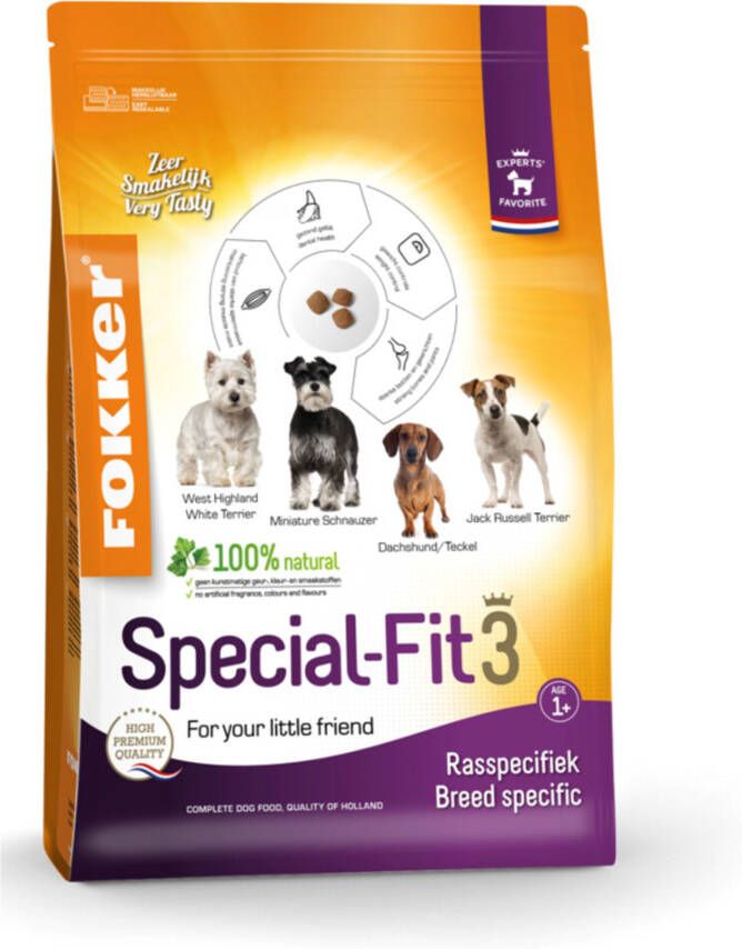 Fokker Dog Special Fit 3 Hondenvoer 2.5 kg