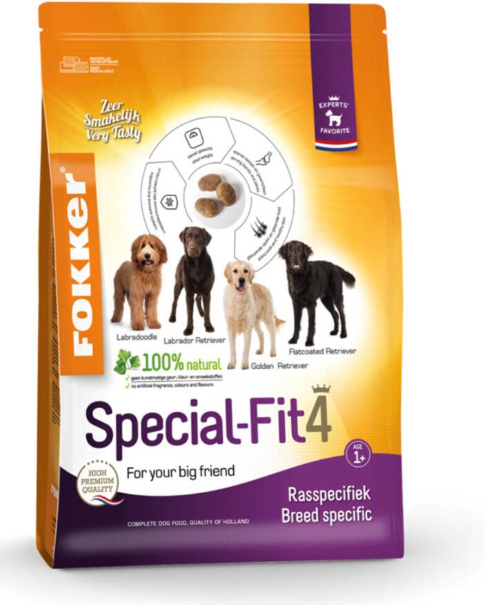 Fokker Dog Special Fit 4 Hondenvoer Dubbelpak 2 x 13 kg