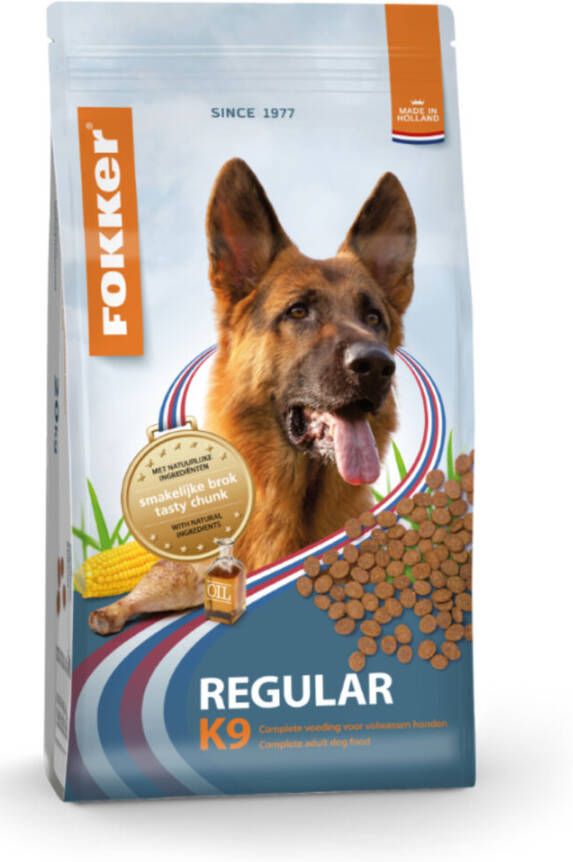 Fokker Dog Regular K9 Hondenvoer 20 kg