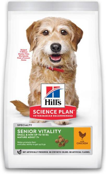 Hill's Science Plan Adult 7+ Senior Vitality Small Kip 1, 5 kg