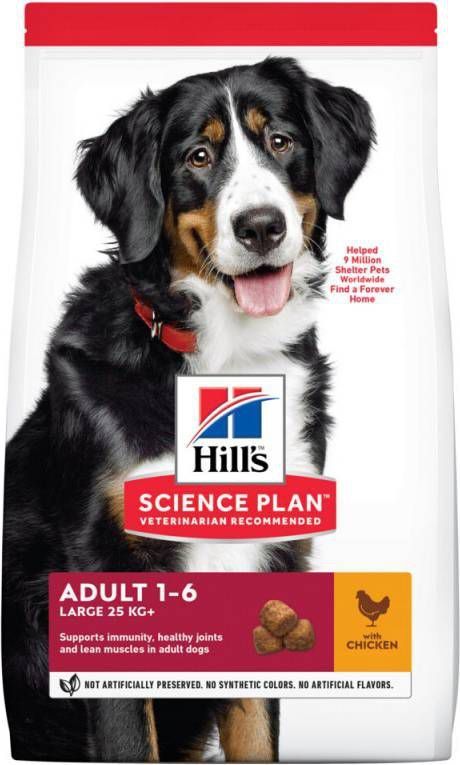 Hill's Science Plan Hondenvoer Adult Large Kip 18 kg