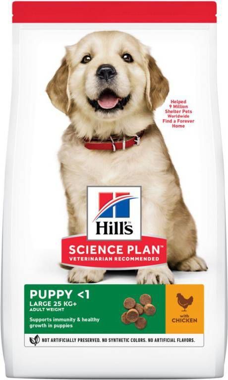 Hill's Science Plan Hondenvoer Puppy Large Kip 12 kg