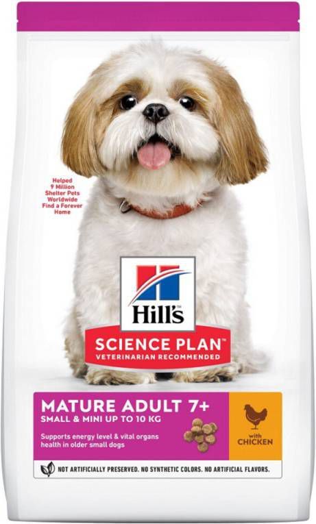 Hill's 4x Canine Mature Adult Small Mini Kip 3 kg