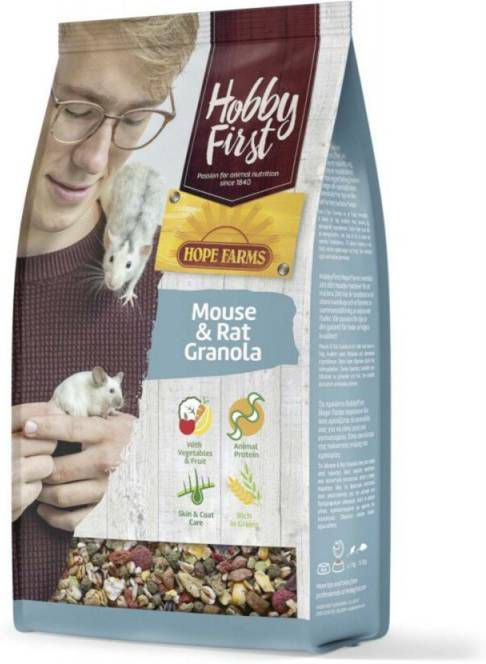 HobbyFirst Hope Farms Mouse & Rat Granola Rattenvoer 800 g