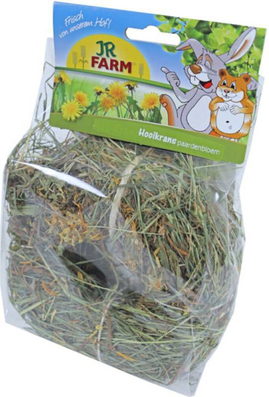 JR Farm Hooikrans Welcome Paardenbloem Ruwvoer 7.5 x 16 x 23 cm 100 g