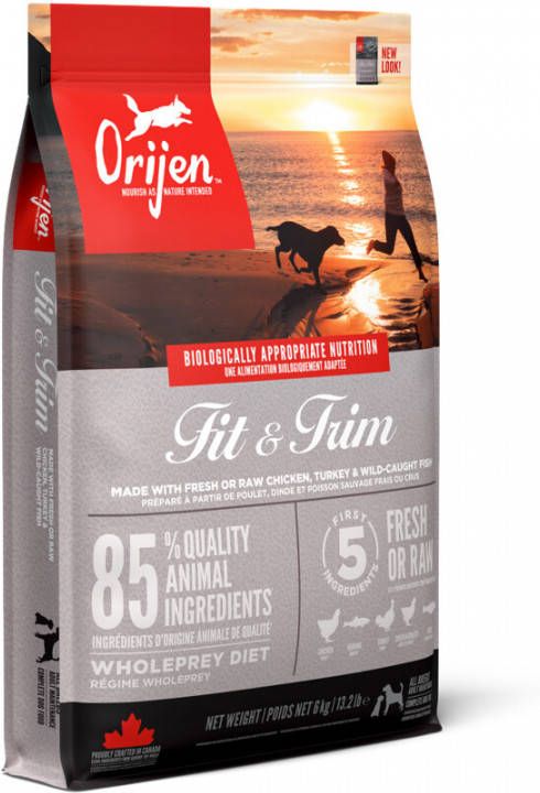 Orijen Hondenvoer Whole Prey Fit&amp, Trim 6 kg