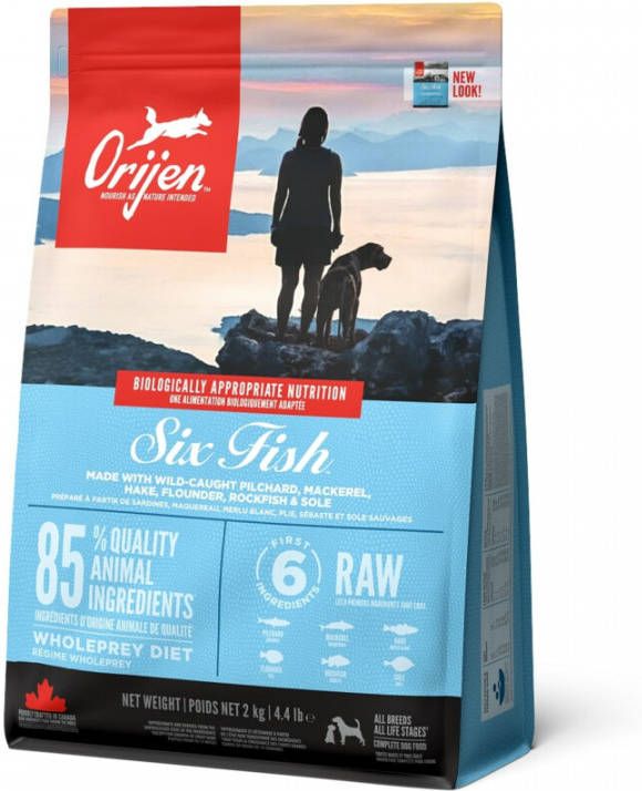 Orijen Hondenvoer Whole Prey Six Fish 2 kg