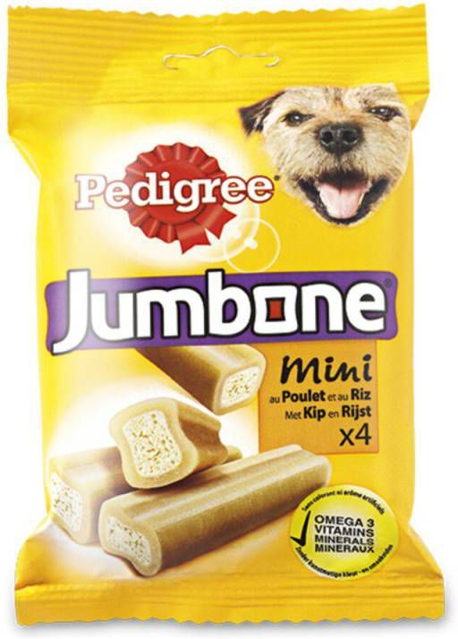 Pedigree Jumbone Mini met kip en lamsmaak hondensnack(160 gr)2 x 160 gr