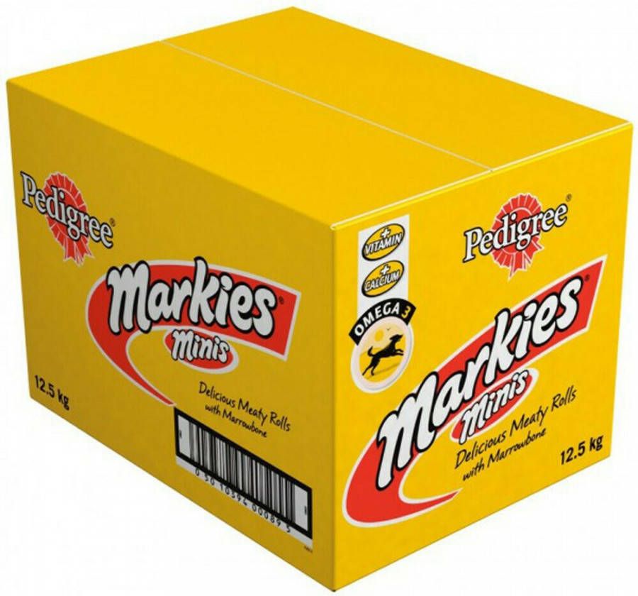 Pedigree Markies Gevuld Met Merg Hondensnacks Gevogelte Vlees 12.5 kg Mini
