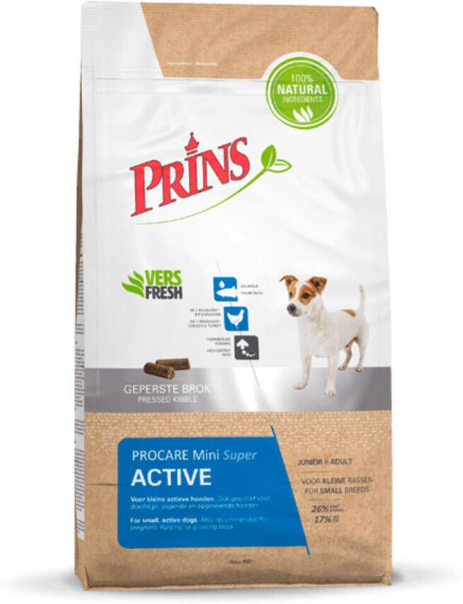 Prins Hondenvoer ProCare Super Active Mini 15 kg